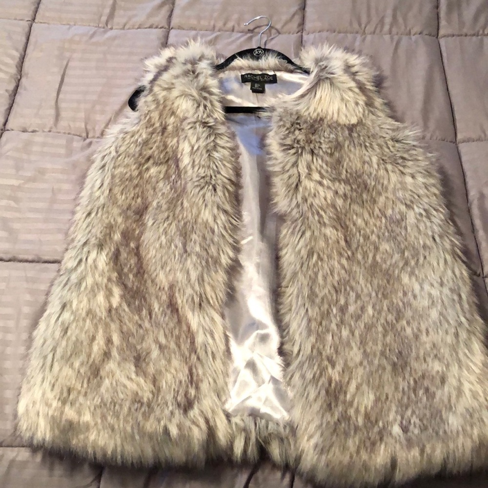 NEW! Rachel Zoe Faux Fur Vest
